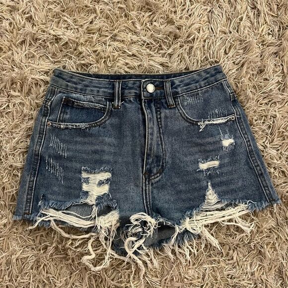 Shein jean shorts size xs - Picture 1 of 3